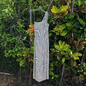 Misa Los Angeles Persephone Asymmetrical Maxi Dress